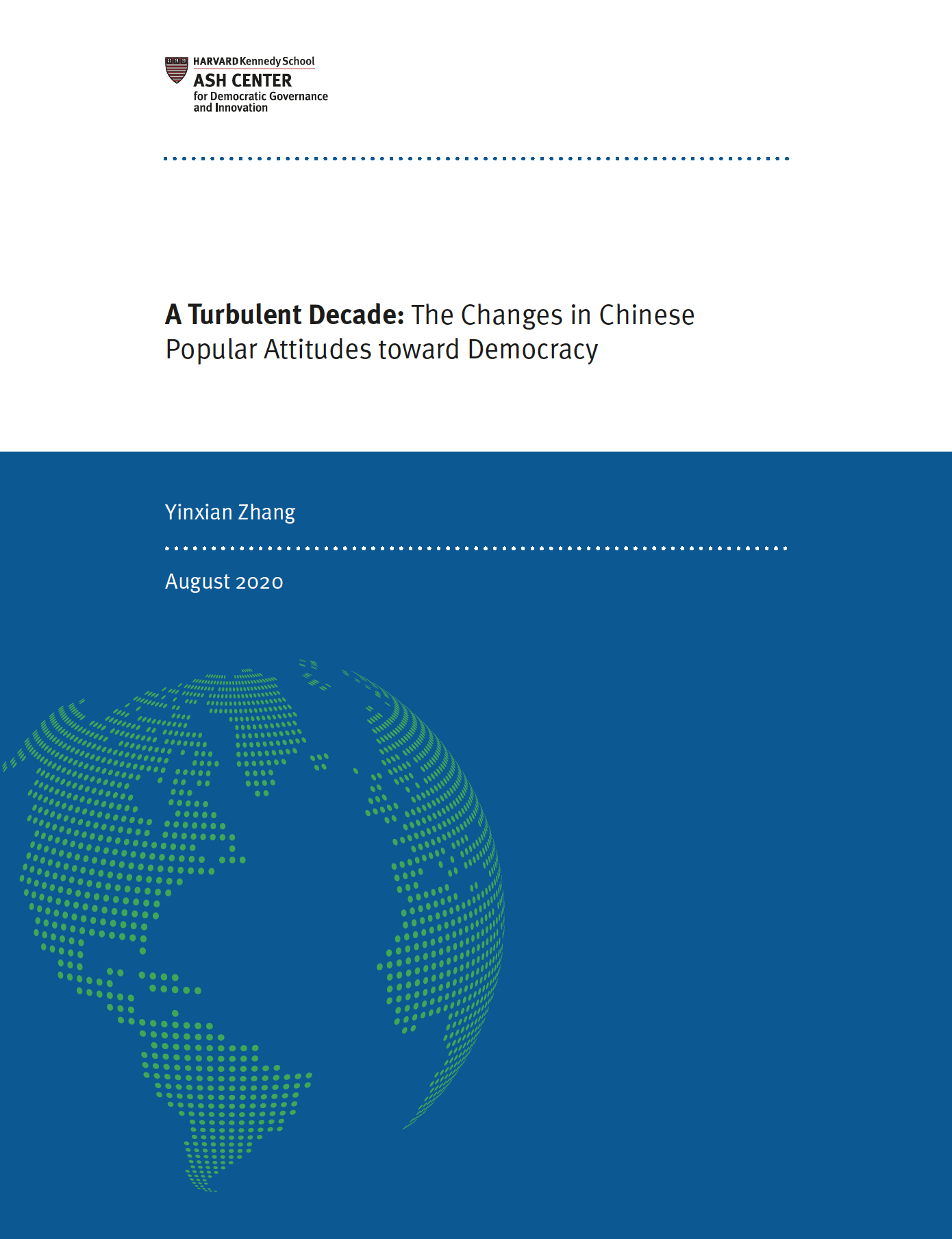 A Turbulent Decade: The Changes in Chinese Popular Attitudes toward Democracy