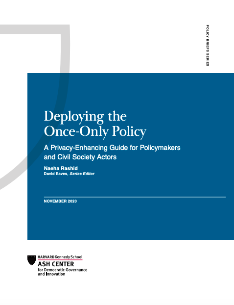Deploying the Once-Only Policy: A Privacy-Enhancing Guide for Policymakers and Civil Society Actors