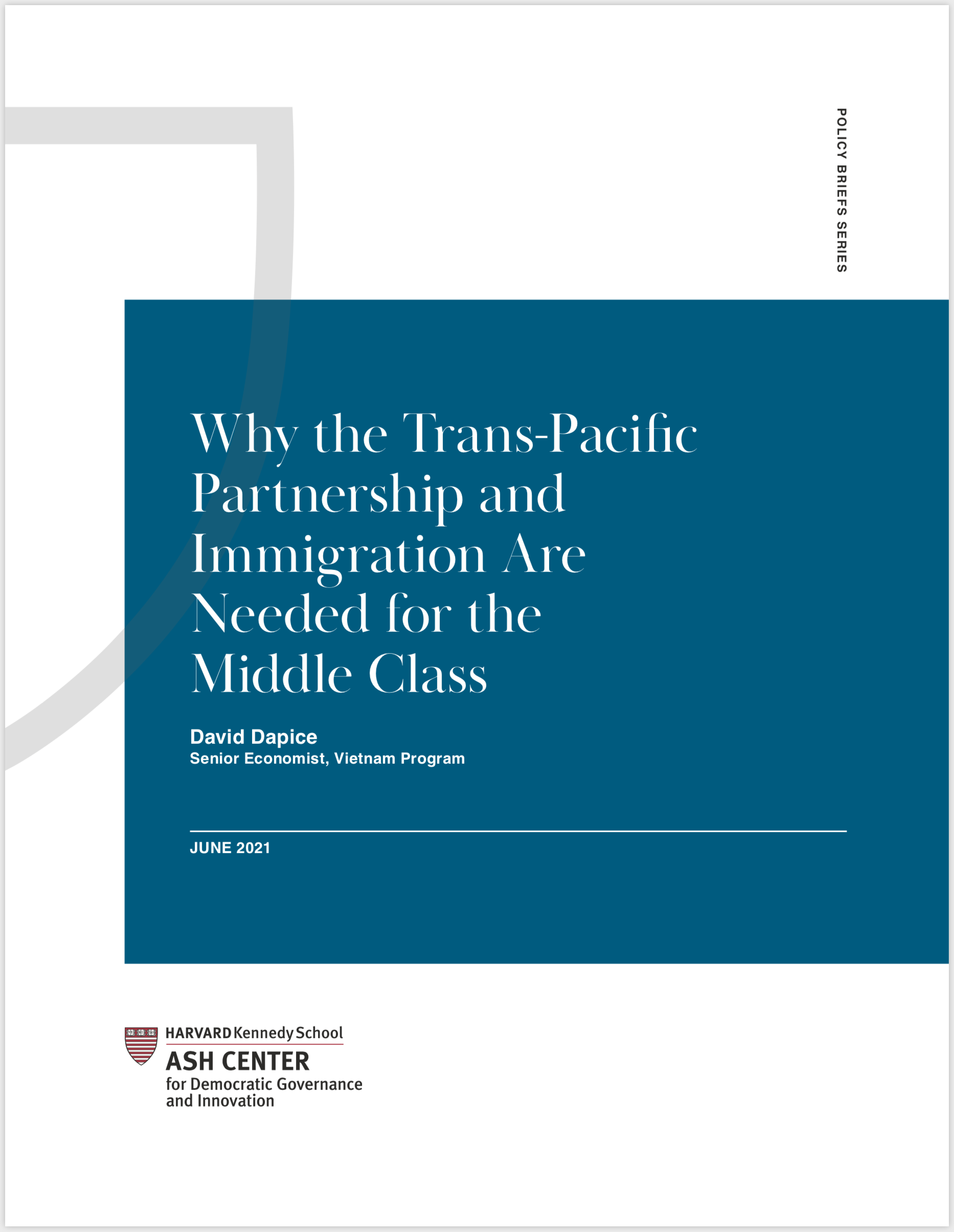 Why the Trans-Pacific Partnership and Immigration Are Needed for the Middle Class