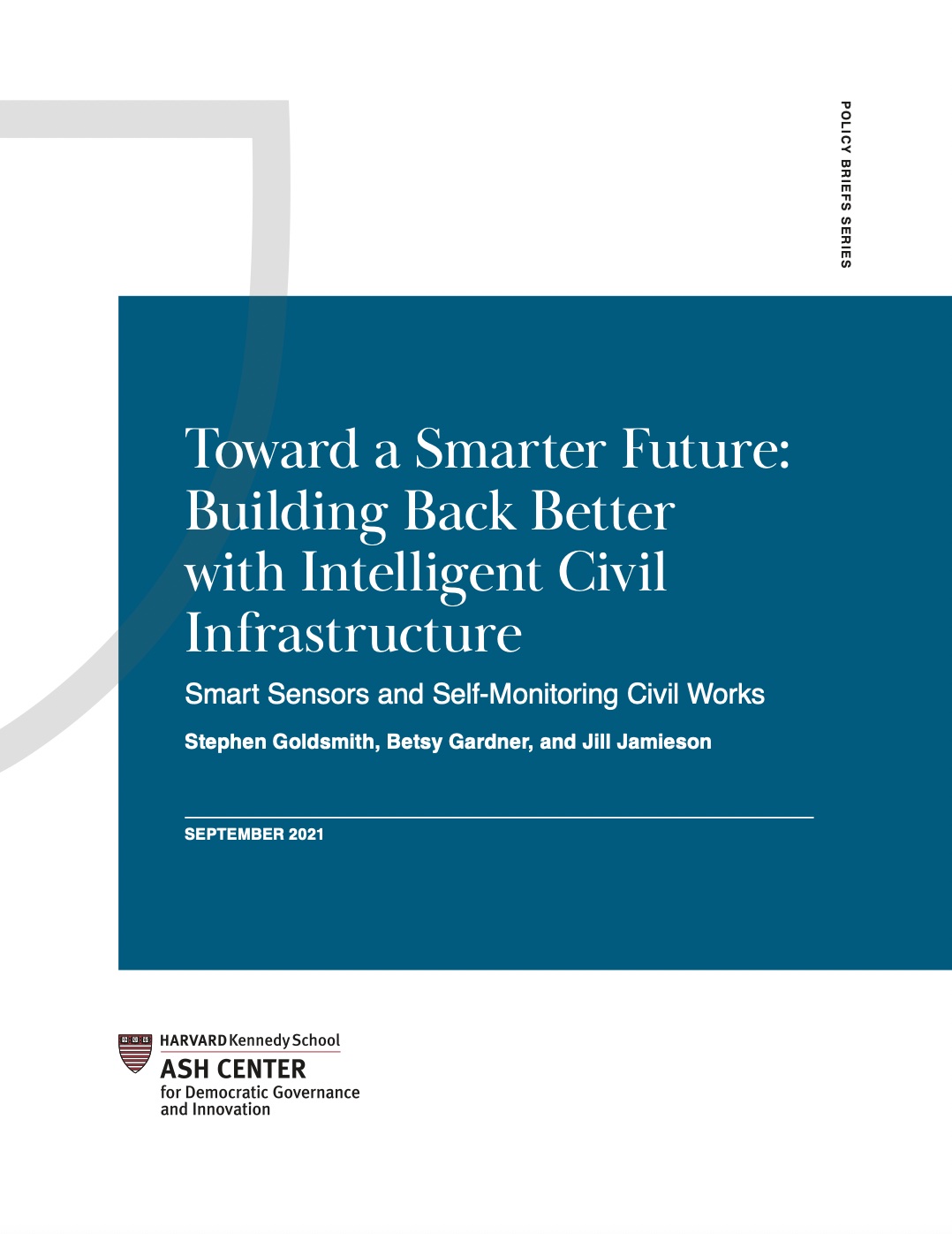 Toward a Smarter Future: Building Back Better with Intelligent Civil Infrastructure -- Smart Sensors and Self-Monitoring Civil Works