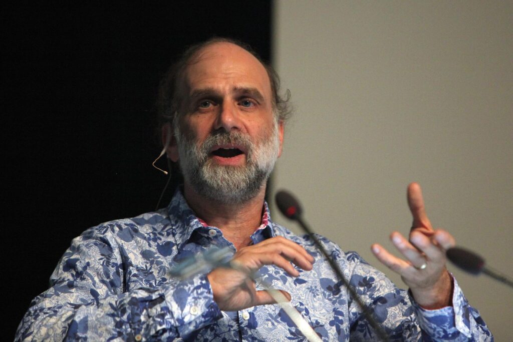 Bruce Schneier gives a lecture