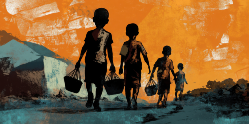 Child labor illustration