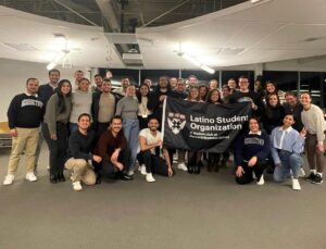 Cortez with the Latino Student Organization at Harvard Business School 