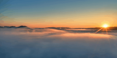 A photo of a sunrise.