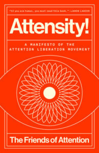 The book cover for "Attensity!." 