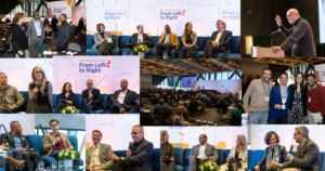 A collage of photos from the After Neoliberalism conference. 