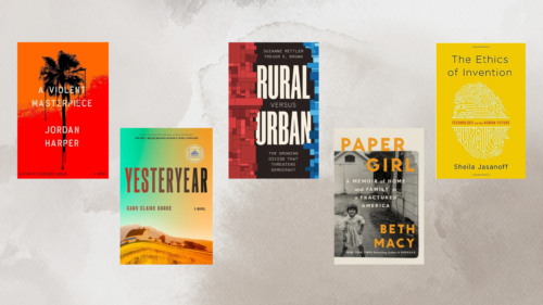 A collage of book covers from the Democracy and the Informed Public summer reading list.