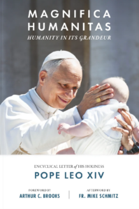 The book cover for "Magnifica Humanitas." 