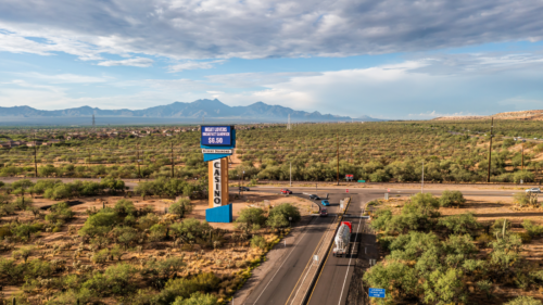 Billboard sign advertising the Desert Diamond casino.