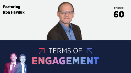 Terms of Engagement header with Ron Hayduk